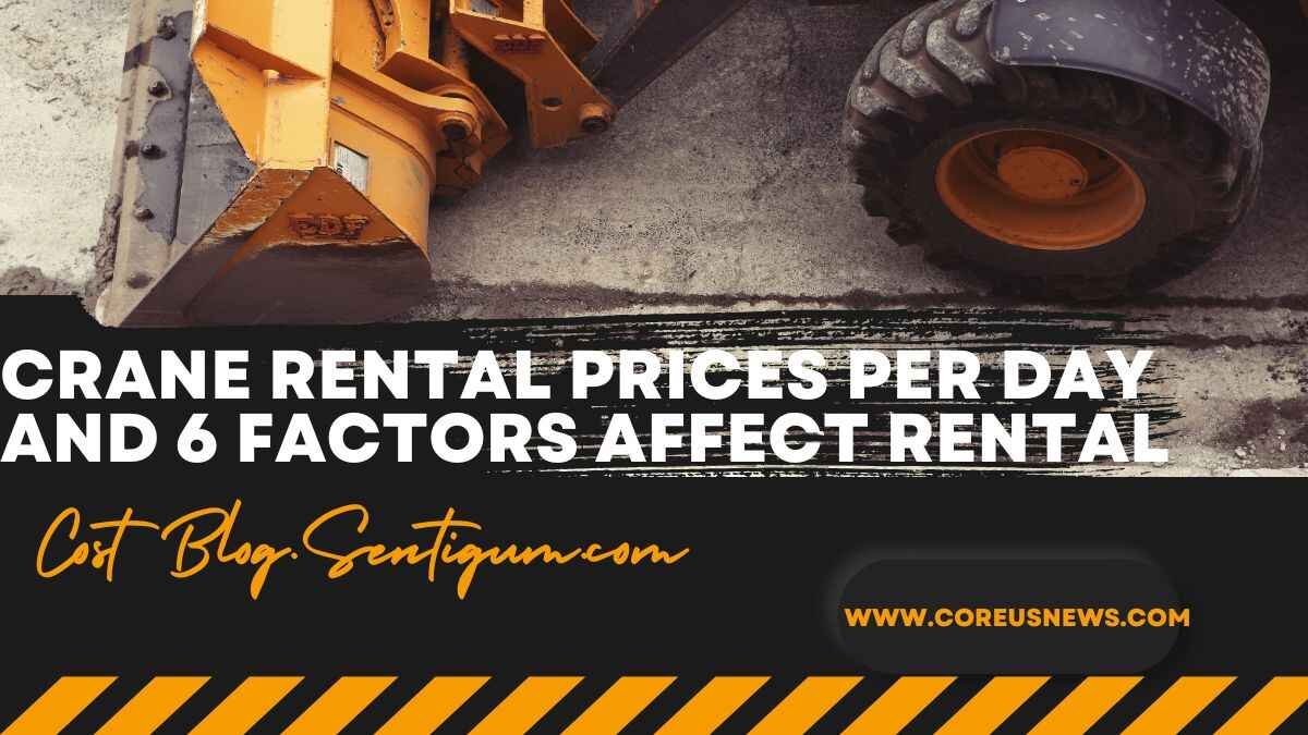 Crane Rental Prices Per Day and 6 Factors Affect Rental Cost Blog.Sentigum.com: Understanding Daily Rates and Influencing Factors